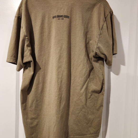 Athletic Club Men's Olive T-Shirt - Picture 2 of 3